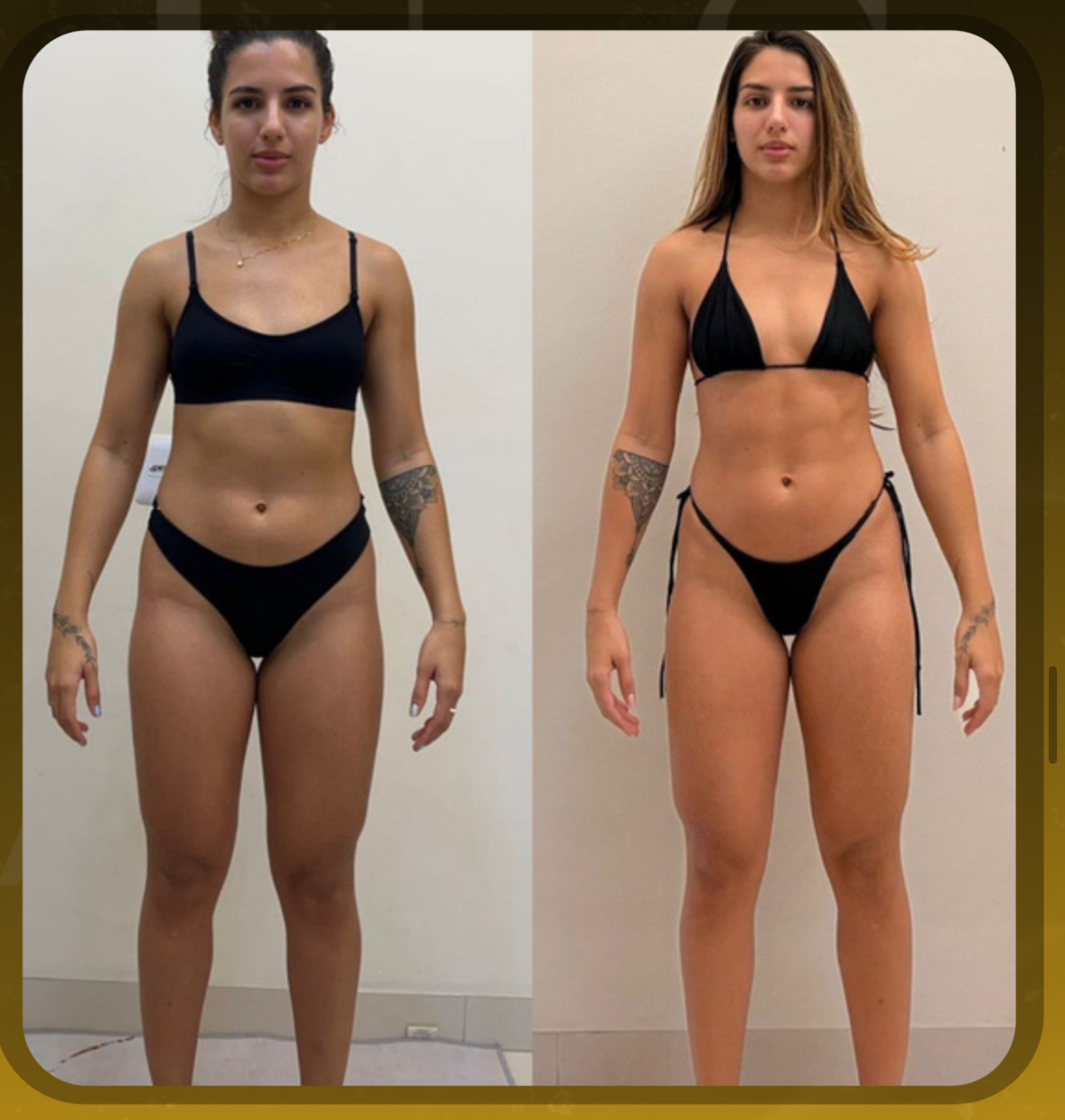Resultado de aluno — antes e depois