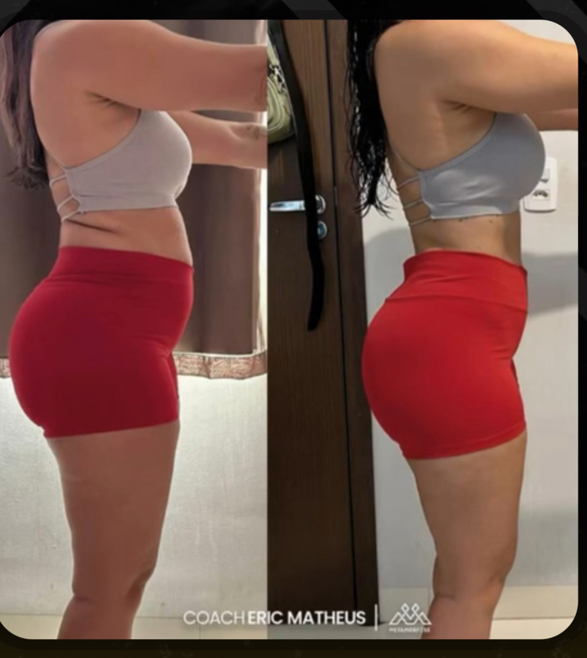 Resultado de aluno — antes e depois