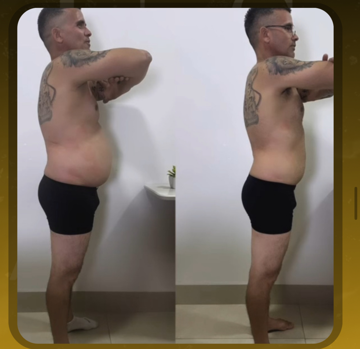 Resultado de aluno — antes e depois