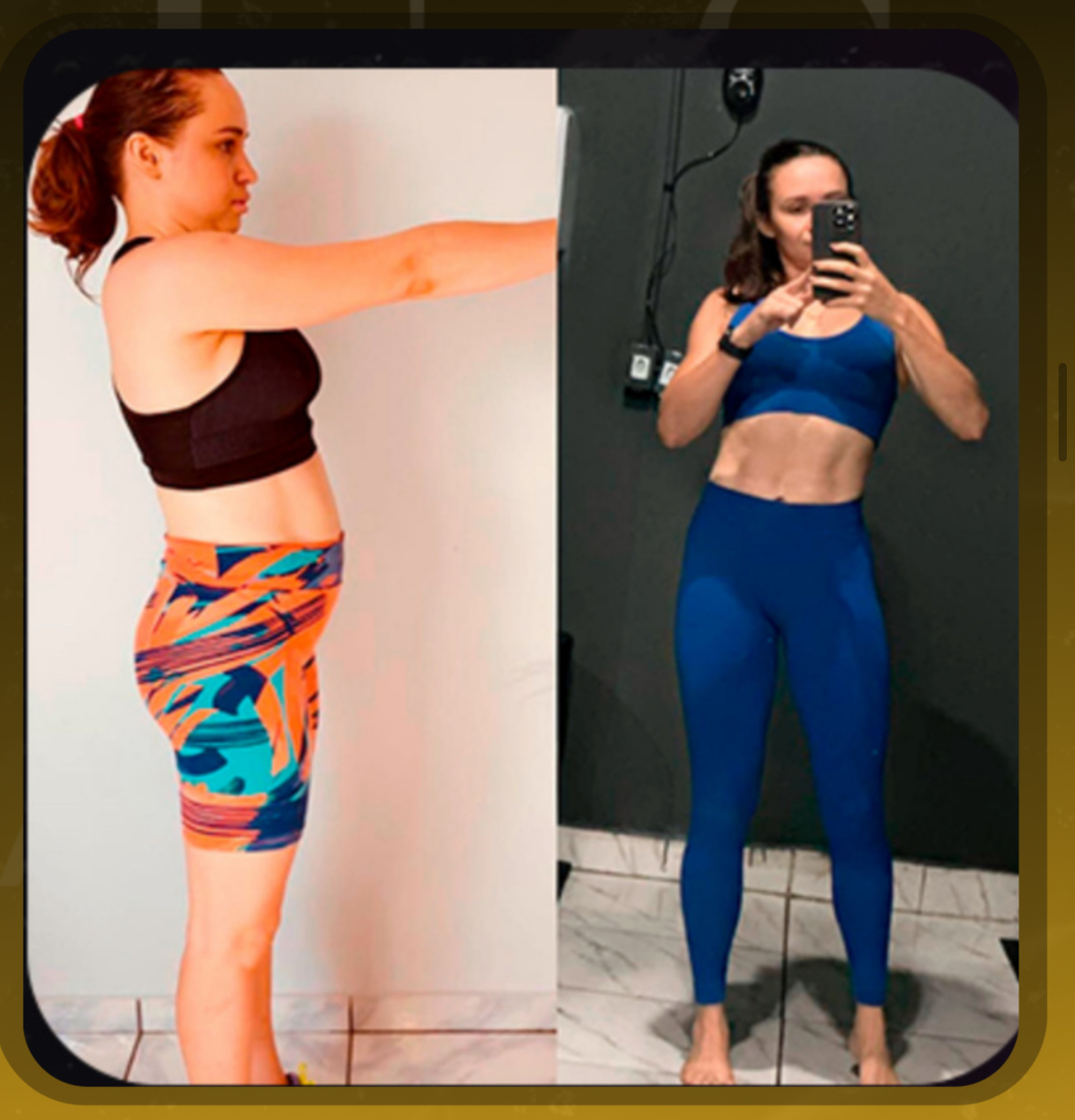 Resultado de aluno — antes e depois