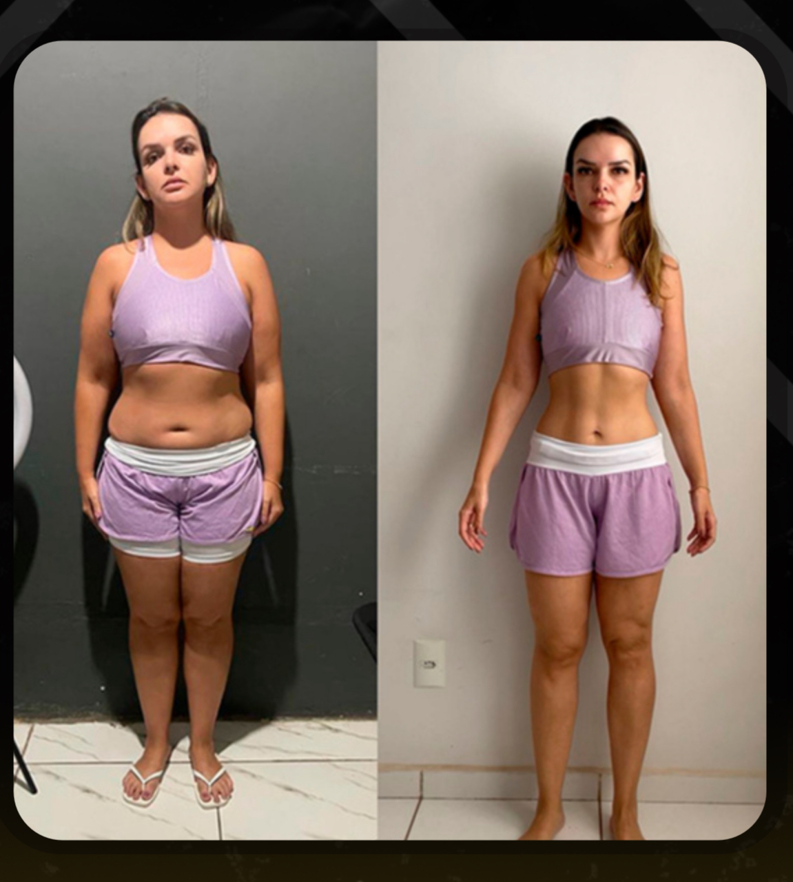 Resultado de aluno — antes e depois